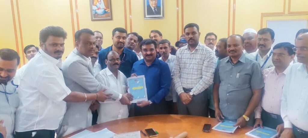 Tripartite settlement under ID act between KPCL and KPCl workers unions at Shakti Bhavan - 23-03-203 Total Workers covered 3841 Total CTC to Company Rs 216.79 crores PA period of settlement 5 years.